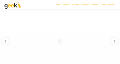 Desktop Screenshot of geekwebdesigns.com