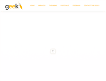Tablet Screenshot of geekwebdesigns.com